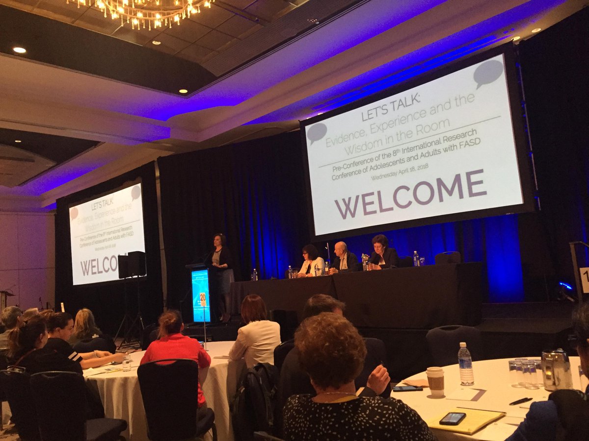 SEAFANAdolPrev's tweet photo. 'Review, Respond, Relate' - at an FASD Conference that examines relevant global research, programs and policies. #letsgetreal #beinformed #FASDfree  https://t.co/aLNBkobh3Q https://t.co/wGEb6bU1Qd