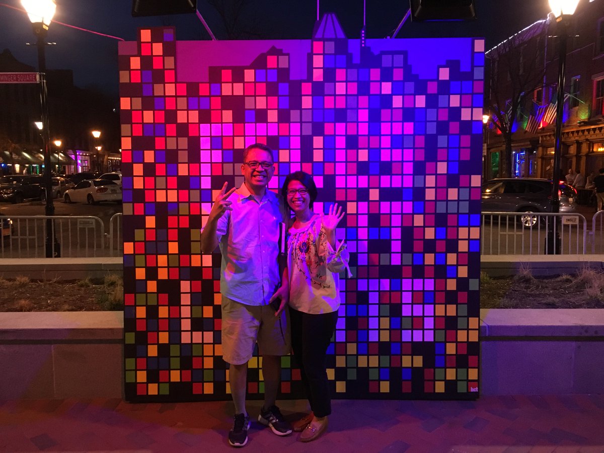 Fell's Point Lights display by <a href="/BCTarchitects/">BCT Design Group</a> + <a href="/ddg_usa/">DDG</a> <a href="/LightCityBmore/">Light City</a>  Thanks #TomLaGrange and #BorisBank !!