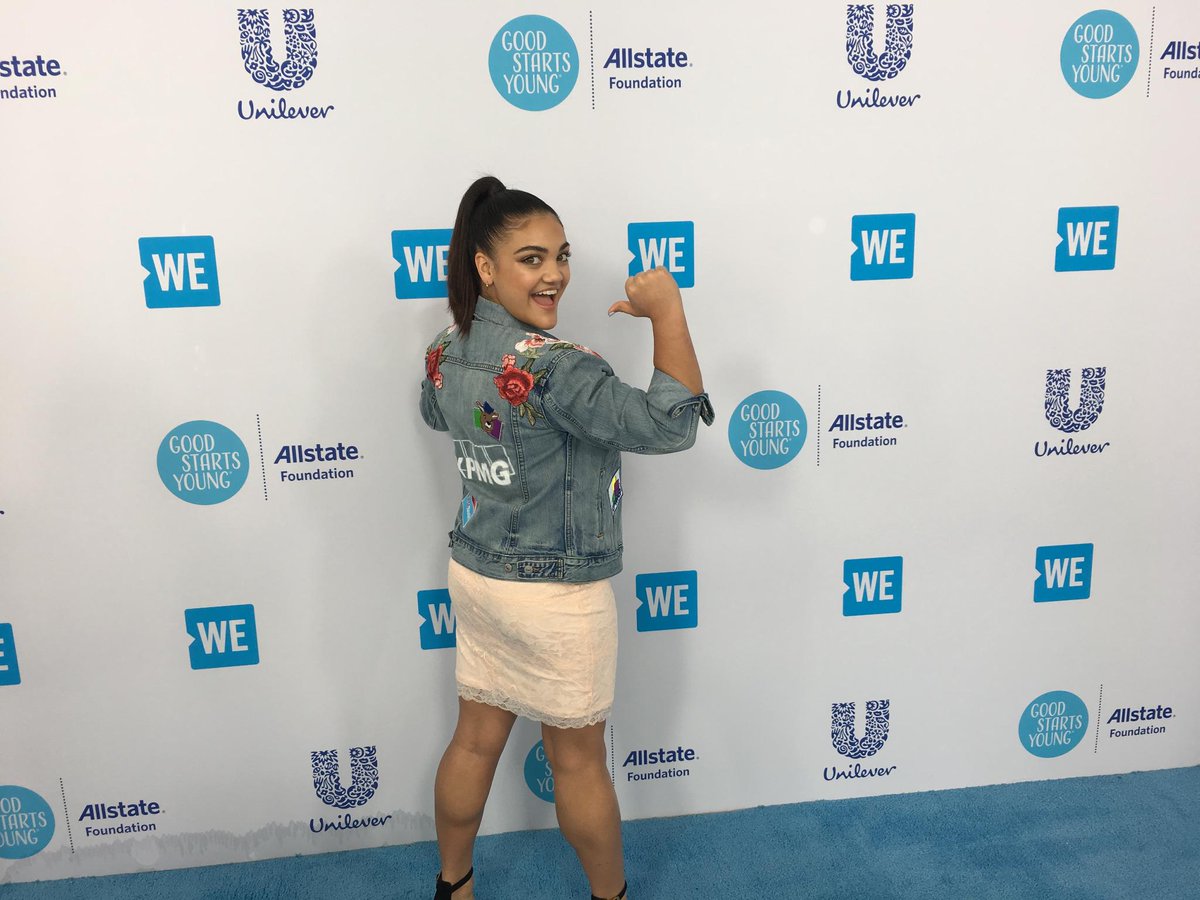 KPMG_US's tweet photo. KPMG Literacy Champion and Olympic Gold Medalist @lzhernandez02 joins today's #WEDay festivities Join in on #TheBookThat conversation and help us turn readers into leaders! https://t.co/Qcr8VuWqTk