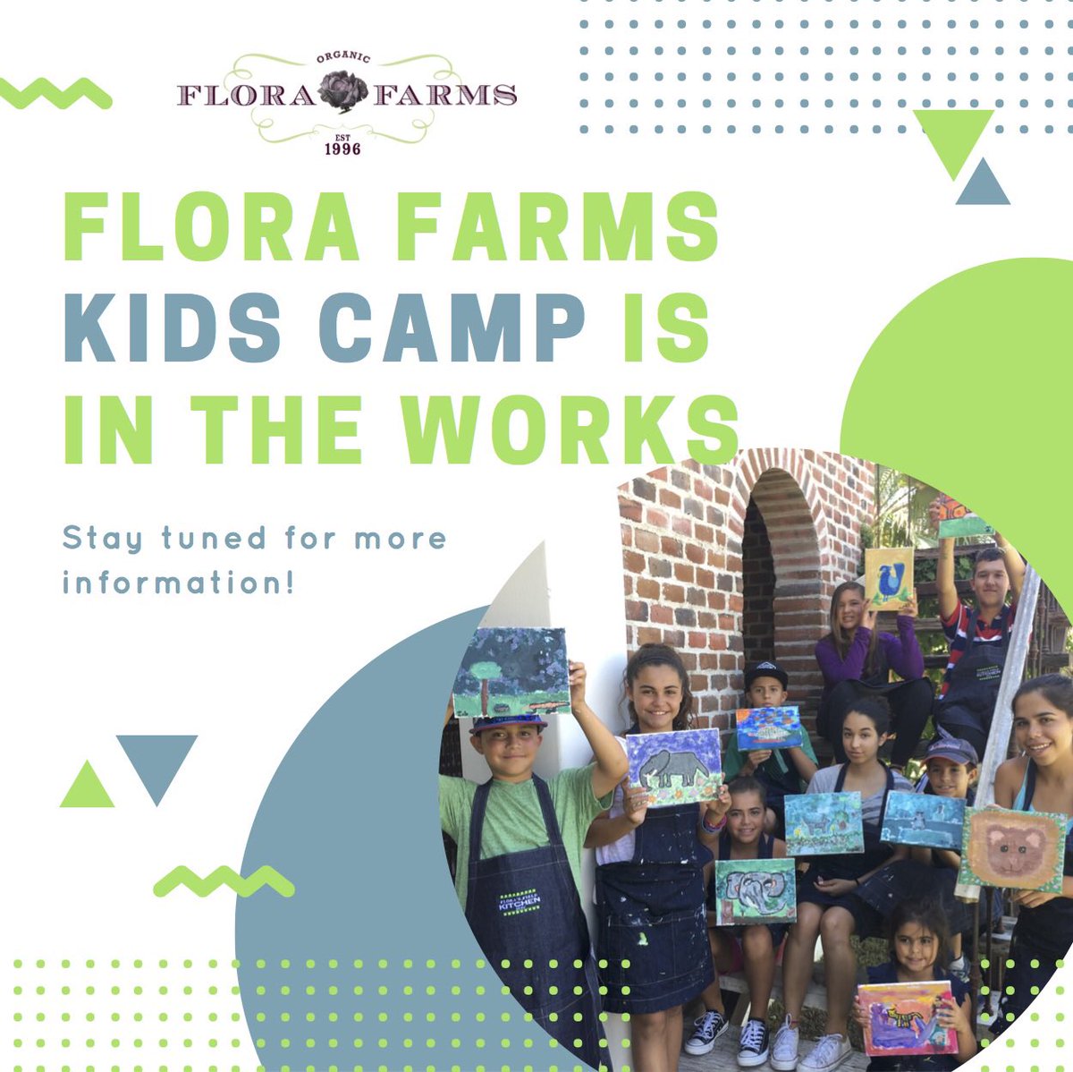 More information coming soon!
#KidsSummerCampAtTheFarm 🎨🦆👩‍🍳👨‍🌾🌻

Info: Azalia@flora-farms.com