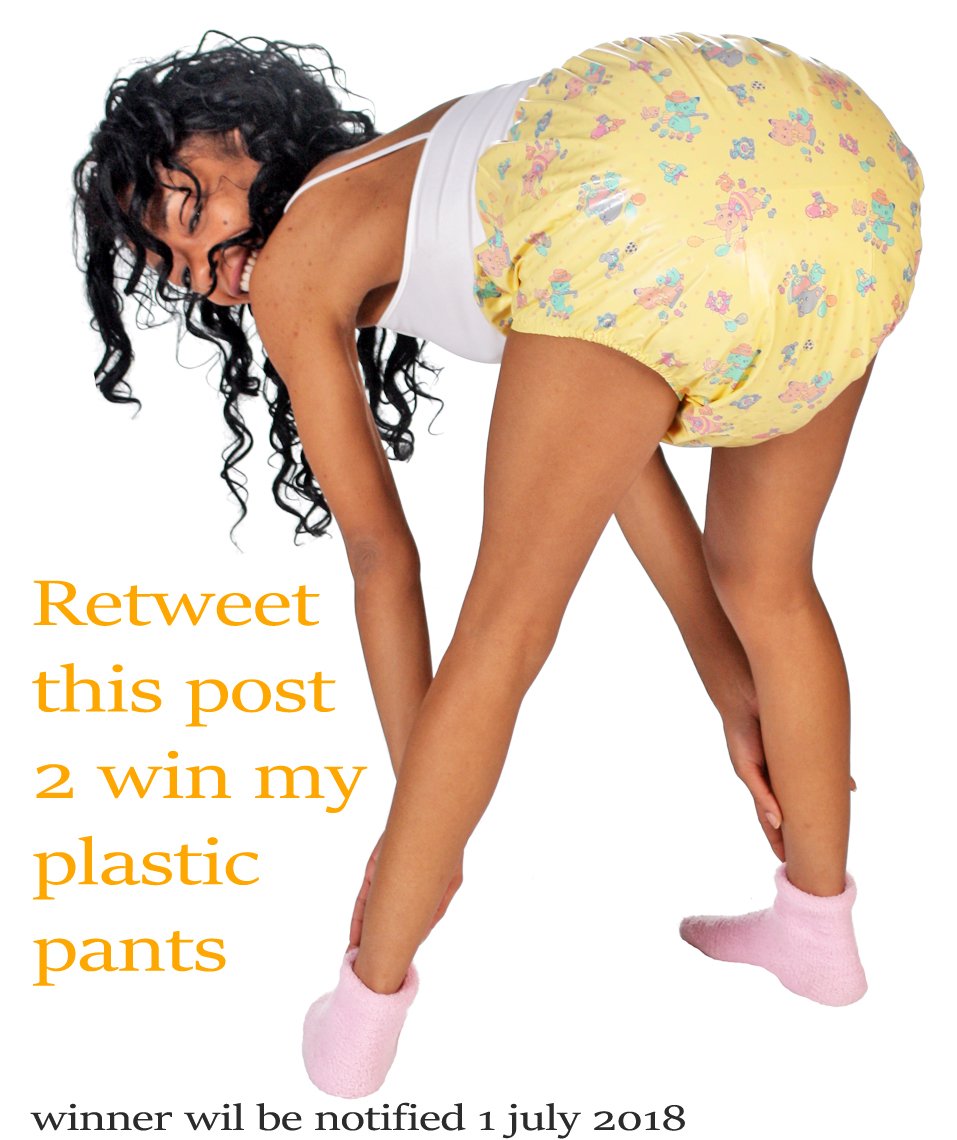 Girls in plastic pants