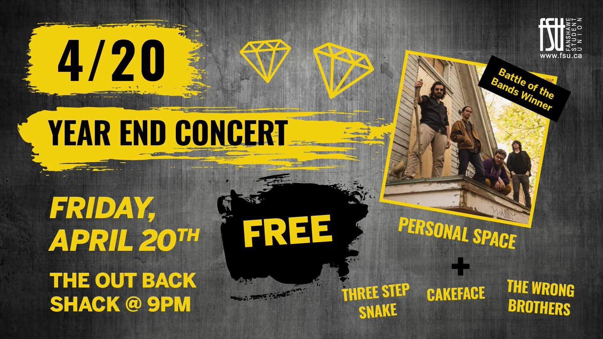 cakefaceband's tweet photo. Come on out to the 4/20 Year End Concert tomorrow! https://t.co/cM8cr8bqak