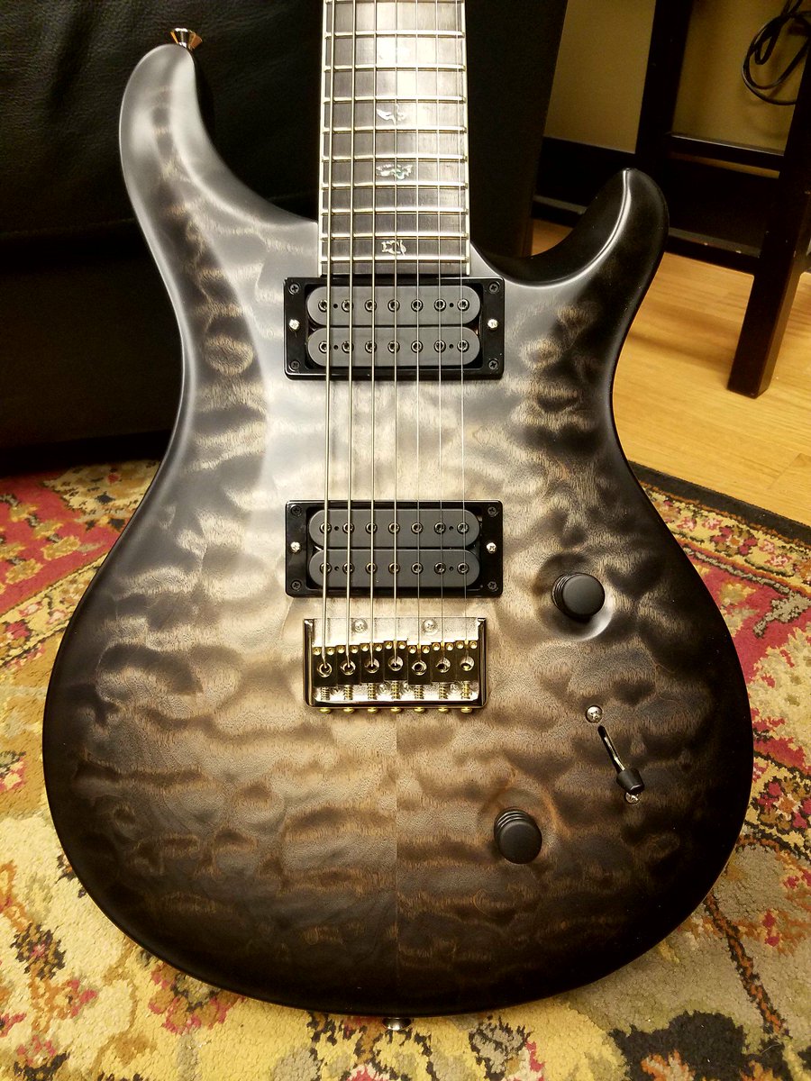 PeripheryBand's tweet photo. Attn: @MarkPeriphery had a PRS Private Stock 7-string stolen in Austin, TX on 3/30/18. Specs are Seymour Duncan Alpha/Omega pickup set, 26.5" scale length, ebony fretboard, color is Frostbite Glow and the serial # is 18 250809. If seen, please contact the police or Mark. Thanks! https://t.co/XpziyfZ8od