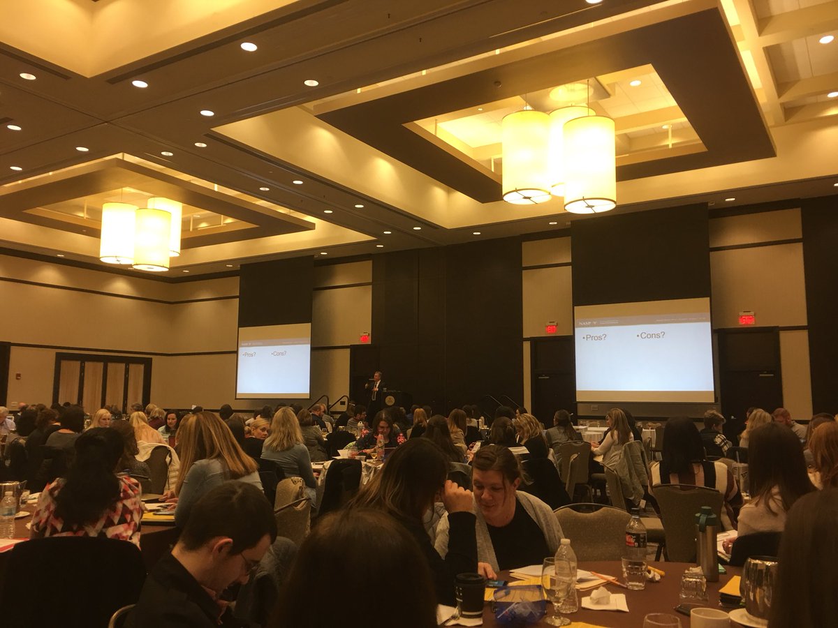 Enjoying the #OSPA75 Ohio School Psych Spring Conference with NASP President Dr. John Kelly!
