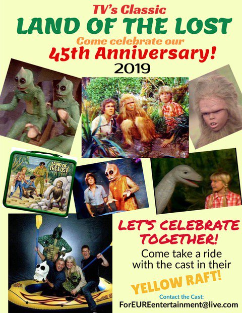 Hey guys!  I can't believe it's been 45 years!  That means I was -10 yrs old when I did the show!  LOL  Hopefully we will be at a convention near you soon!!!