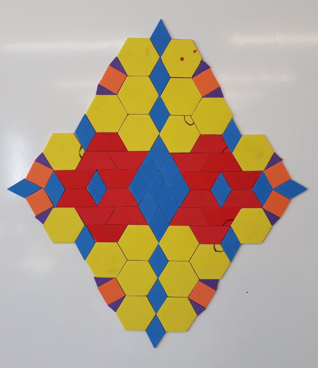 WebberIndie's tweet photo. Year 8s having fun in Maths with Tessellations today. One of our students decided on an impromptu piece of white board activity with magnetic shapes. We think Ethan did pretty well :-) #mathsisfun #maths #WebberEdge https://t.co/qWGhcxArWU