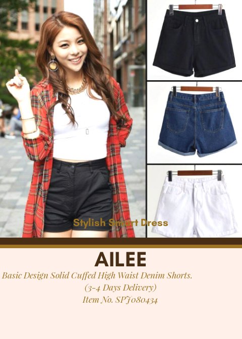 StylishSmartD's tweet photo. Item No. SPJ080434
Style like Ailee with this Basic Design Solid Cuffed High Waist Denim Shorts(3-4 Days Delivery)
Order link: https://t.co/XdDIvzkHMZ
#fashion #onlineshopping #ailee #highwaist #denim #shorts #cuffed #kpop #koreanbeyonce #fast delivery https://t.co/ijNWDlTyjV