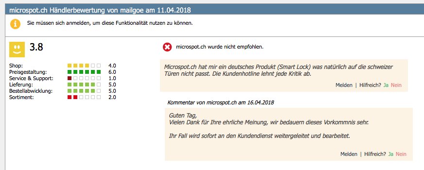 mailgoe's tweet photo. @microspot_ch Ist das nur eine Marketing Strategie? Bei mir hat sich seit 3 Tagen immer noch keiner vom Support gemeldet. https://t.co/b4e2j2cT3j