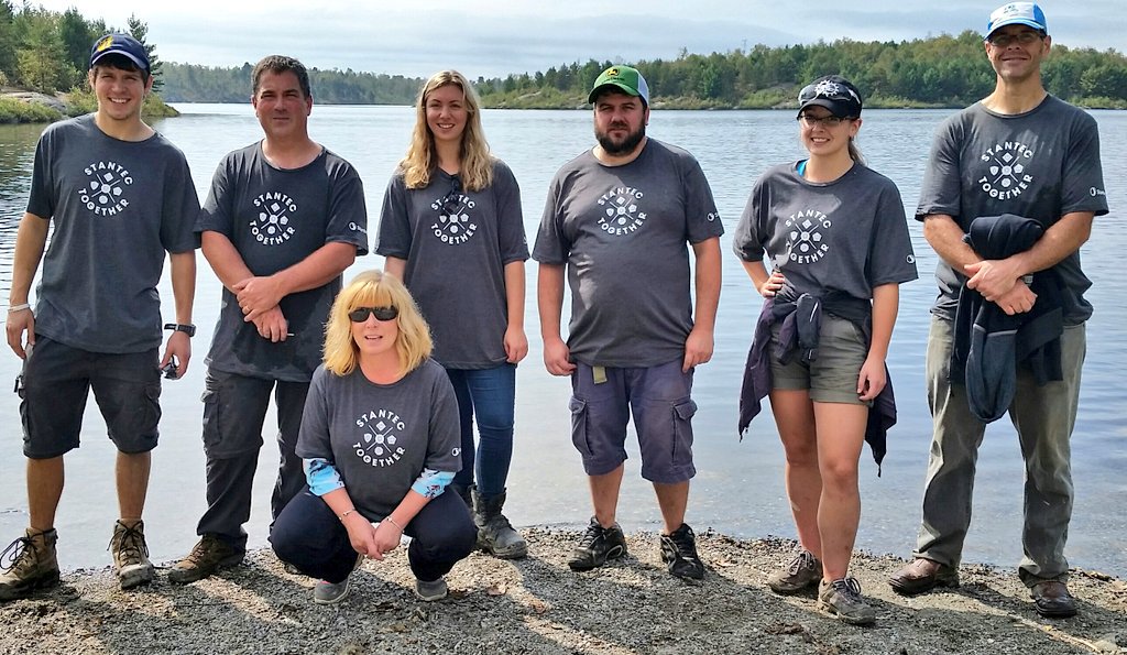 Lake_Laurentian's tweet photo. #ThrowbackThursday for #NationalVolunteerWeek Remember when @Stantec helped us keep #AdventureLocal by helping out with trail maintenance? Lake Laurentian Remembers! #SqaudGoals #StantecInTheCommunity https://t.co/DFgziy48Zx
