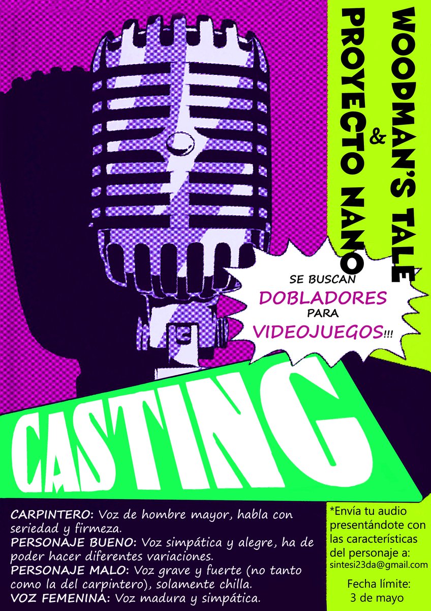 Nano_VR's tweet photo. ¡Estamos haciendo un casting para poner voz a nuestro videojuego! ¿Estás interesada? ¡No dudes en presentarte! https://t.co/eyuaeKZkcQ