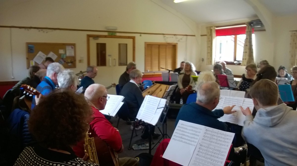FOTS_News's tweet photo. Fantastic music coming from the village hall this week, with Rick Taylor's Ensemble. Our concert is Frid 7.30pm at Talla Mhor, only £5 &amp; its an hour of amazing music &amp; song, don't miss out I promise you will leave with a huge smile &amp; maybe even a raffle prize! @SleatSkye https://t.co/YvLxSX2g6l