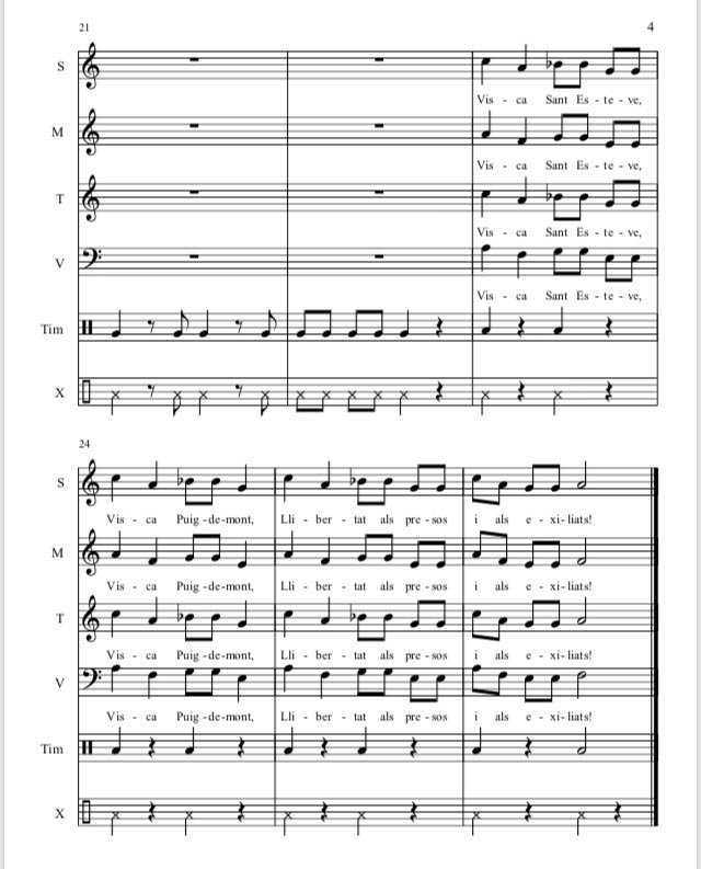 lauraoc23's tweet photo. Aquí teniu la “Suite de Sant Esteve de les Roures” per a coral, Timbaler del Bruc i xiulet groc! @OrquestraRoures @emmroures https://t.co/5FaHtJRg2f