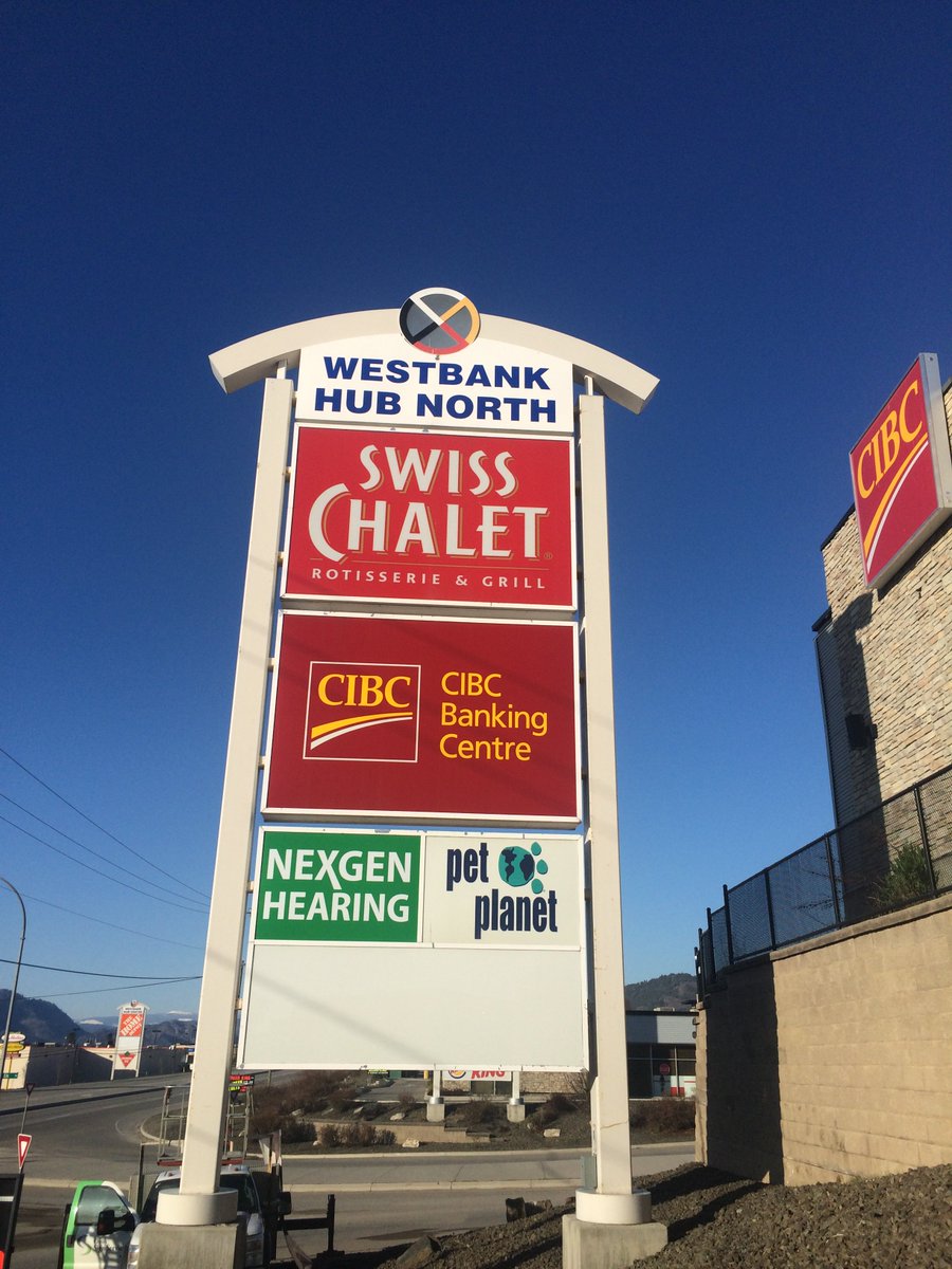 Showing some love at the <a href="/cibc/">CIBC</a> in Westbank. Brand new sign just installed! #signs #branding #signage #kelowna