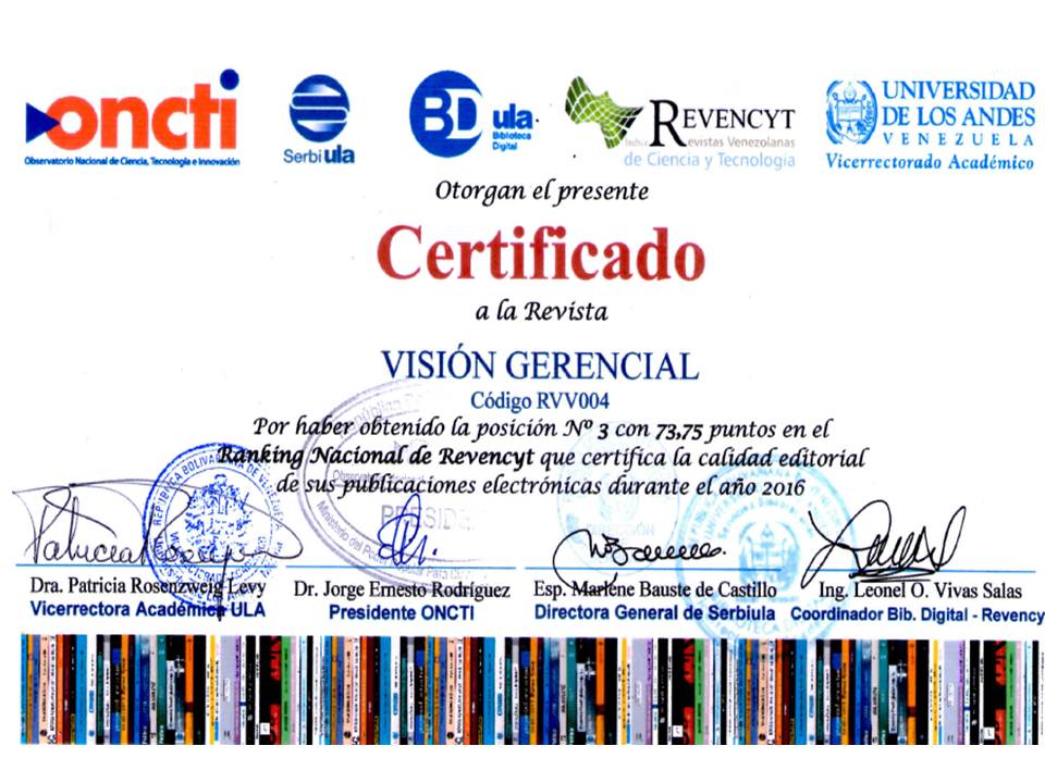 Rev.Visión Gerencial tweet media