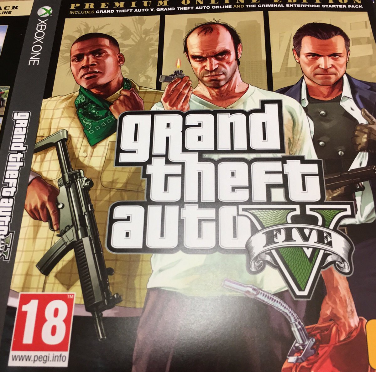 Grand Theft Auto V Xbox 360 Box Art