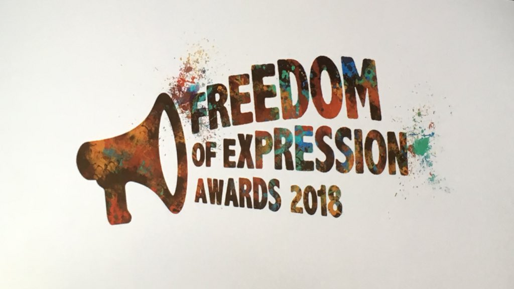 We’re at the @IndexCensorship freedom of expression awards. Free speech is the bedrock of liberty and a free society.  We’re proud to defend it. #IndexAwards2018 #indexawards