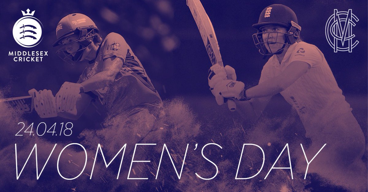 DON’T MISS HISTORY BEING MADE!

📆 24th April 2018
📍<a href="/HomeOfCricket/">Lord's Cricket Ground</a>
🏏 On the main square at Lord’s
🎟 <a href="/MiddxCCCWomen/">Middlesex Women</a> vs MCC

Be there for free, thanks to this brilliant offer from <a href="/Middlesex_CCC/">Middlesex Cricket</a>’s partner <a href="/Chestertons/">Chestertons</a> ⬇️⬇️
standard.co.uk/sport/cricket/…

#TeamMiddlesex #WomensDay