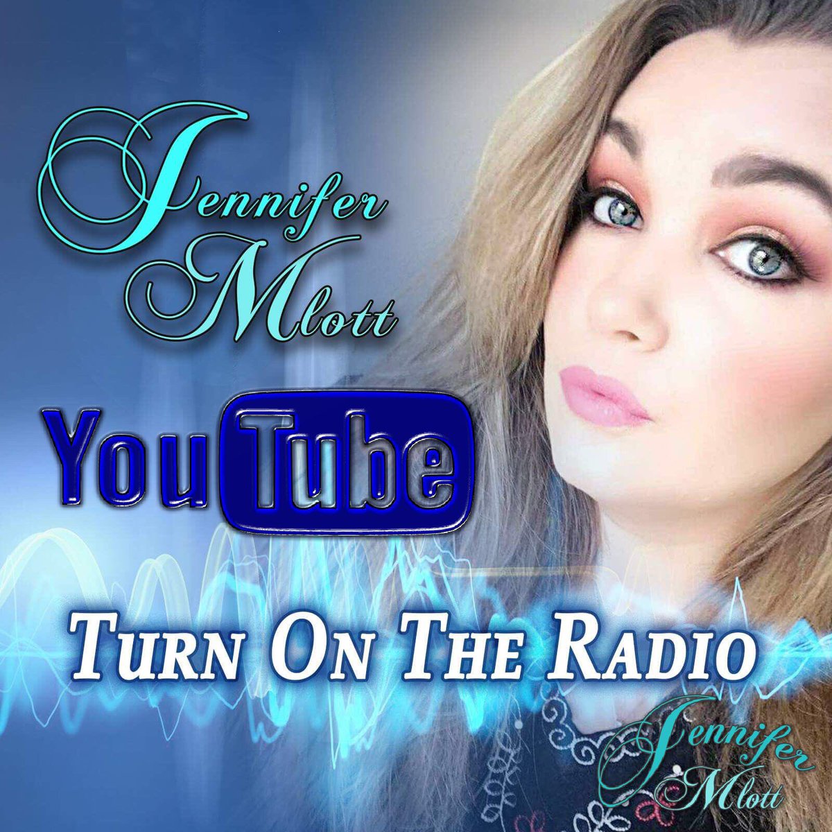 JenniferMlott's tweet photo. Turn on the Radio NEW  @JenniferMlott (Cover) #lyricvideo https://t.co/nyBihEW6nD 🎶 #YouTube 📱💻 available on https://t.co/r7VDCnNn5u for #download 🎵 #MusicVideos #music #MusicIsLife  #RisingStar #IndieArtists https://t.co/Gdnq2RGhd0 https://t.co/PhG8aWjcm4