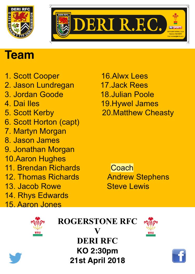 Broncos team for Saturday bus leaving 12,45.
# BRONCO FAMILY.