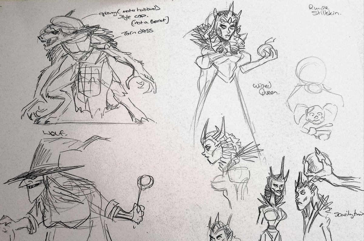 heresystudiosUK's tweet photo. Some early #UntoldTale #conceptart by Chris P. Oh grandma ... what big eyes you have! #indiegames #indiedev #nindies #indiegamedev #fairytale #indie #art #sketches #drawing https://t.co/iIp2xrHWwP
