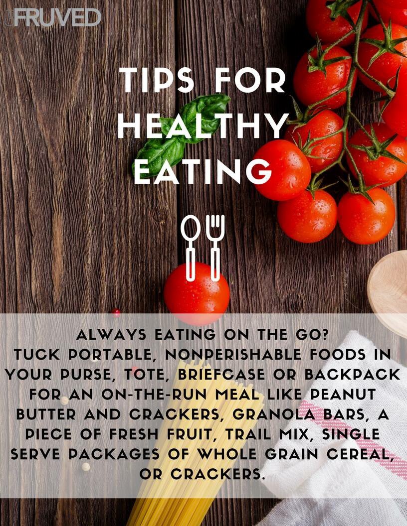 getfruvedmu's tweet photo. Eating healthy on the go can be difficult when you're always busy. Here are some tips on how to eat healthy when you're on the go!! #getfruved #marywooduniversity #healthyeating  #nutrition https://t.co/gEs4lQzdiY