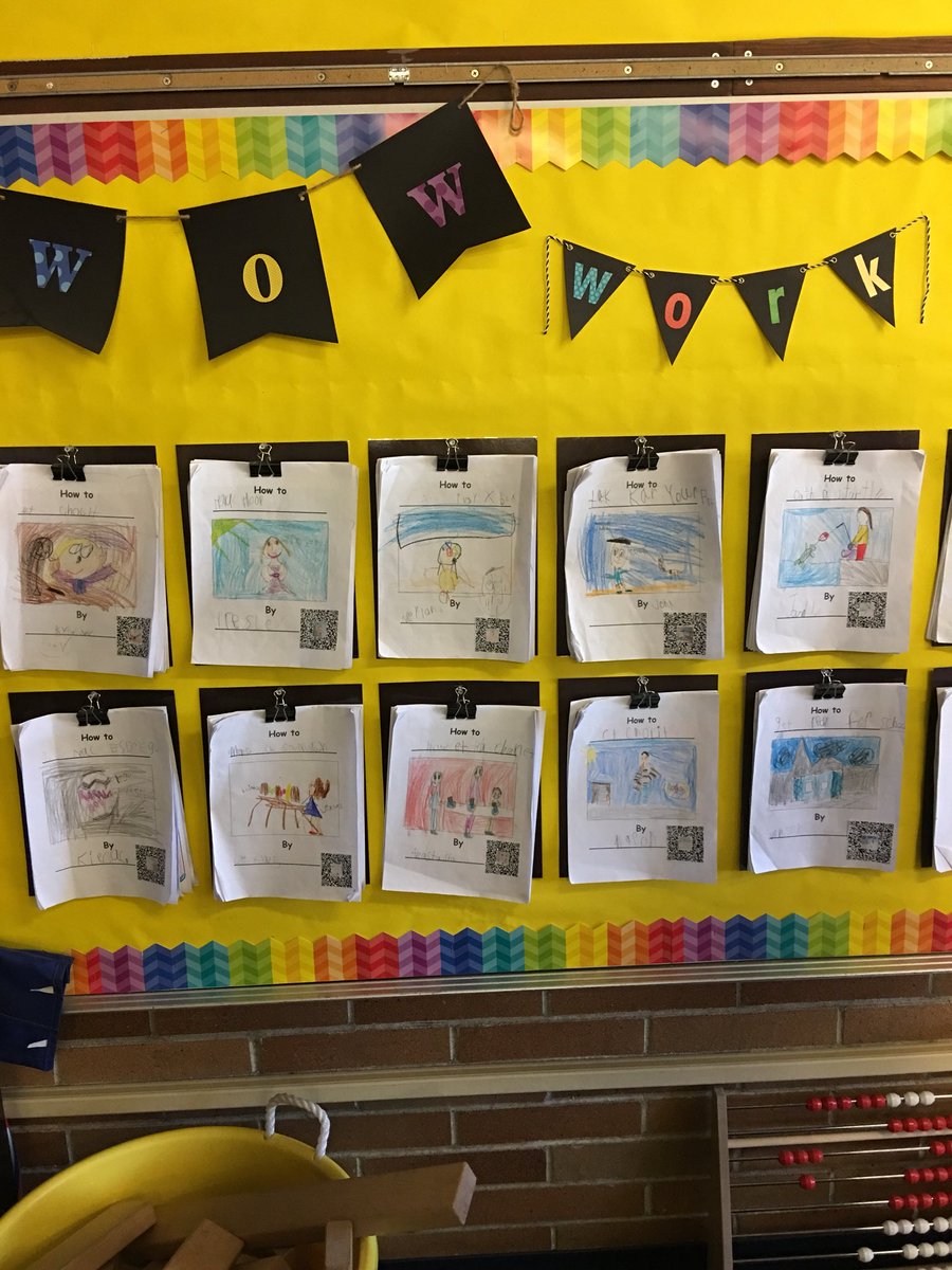 Katie96228108's tweet photo. We wrapped up our Lucy Calkins how-to writing unit by publishing our final writing piece into an #IMovie and uploaded it to @Seesaw for others to read and enjoy. Thank you @KristinZiemke for the idea! @angie_mitch24 #siftonsuperstars #kindergarten #epstech #kindergartenwriting https://t.co/kJ5JPa54Cs
