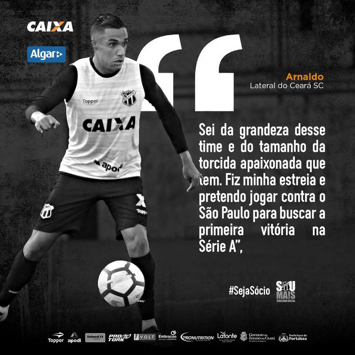 CearaSC's tweet photo. #Arnaldo #SérieA #BoraVozão #FechadoComVozão https://t.co/aKQgjhqIkZ