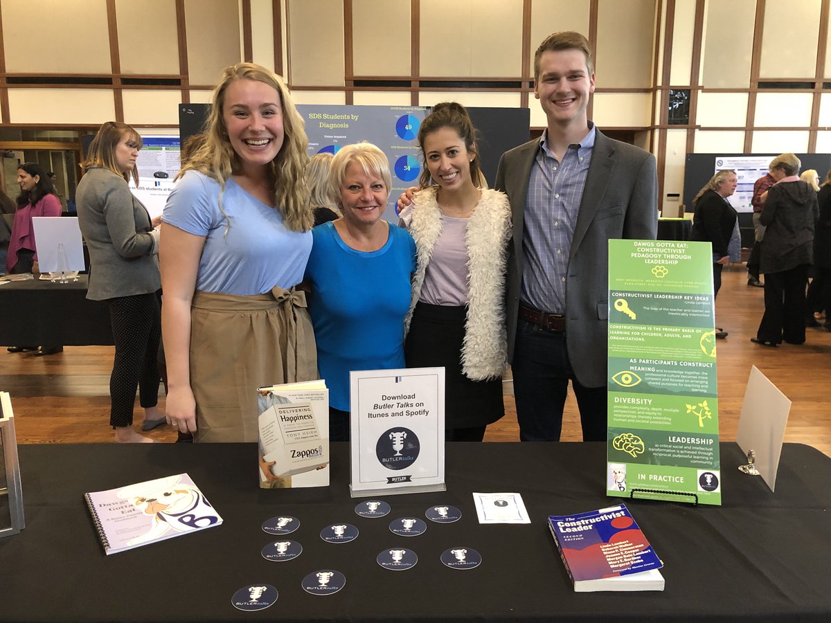 DrPangansclass's tweet photo. Thank you Abby, Lynn, Meredith, and Evan for sharing your insights for the Celebration of Innovations in Teaching and Learning this evening! #ButlerTalks #DawgsGottaEat #ConstructivistLeadership https://t.co/vjwnhwuUf5