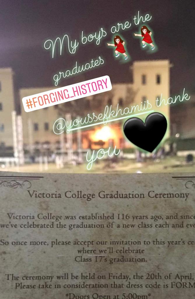 salma_darwishh's tweet photo. #Class17
#Forging_History
@YoussefKhamiis thank youu🖤 https://t.co/4PyQMScJKX