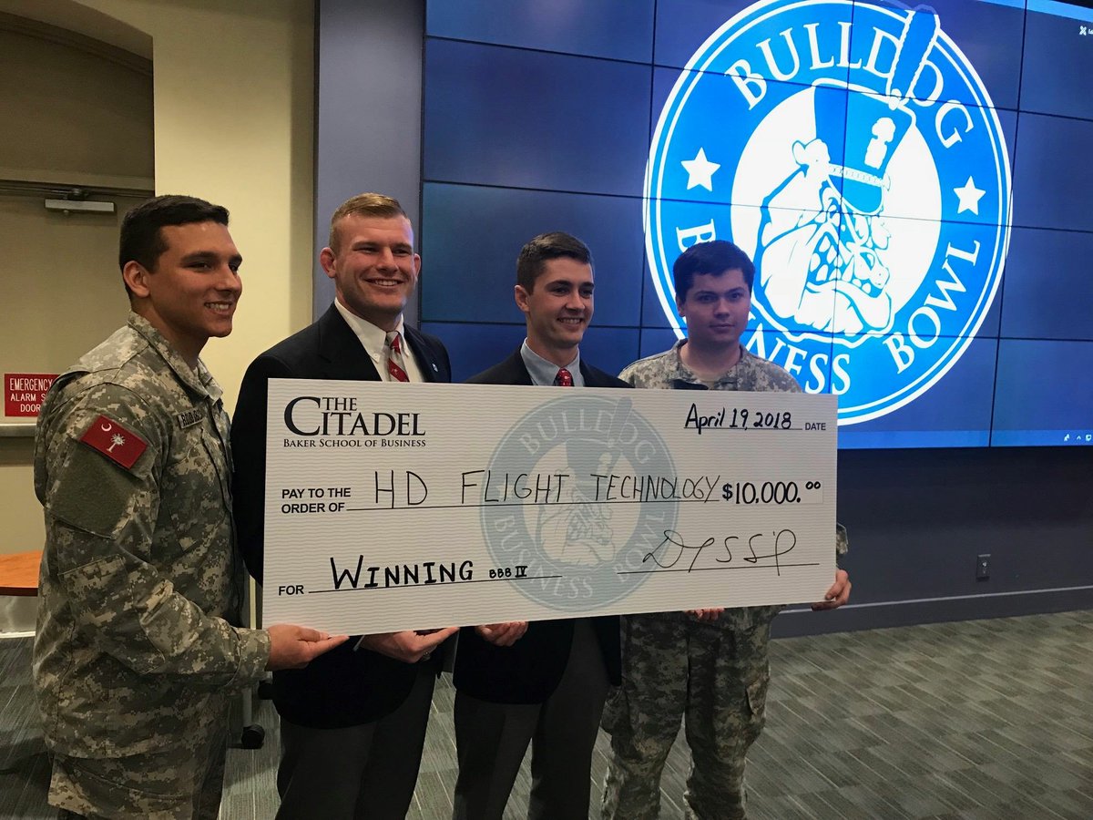 HD_Flight_Tech's tweet image. We did it! Thank you to everyone for the support! We are the 2018 Bulldog Business Bowl Winners! 🏆