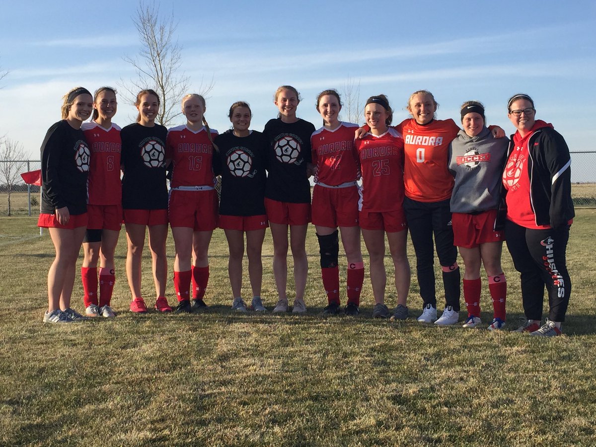 ostdiekandrew's tweet photo. School history made by these girls!  Very proud of @Huskyladysoccer #aurorahuskies https://t.co/s7X650uRNu