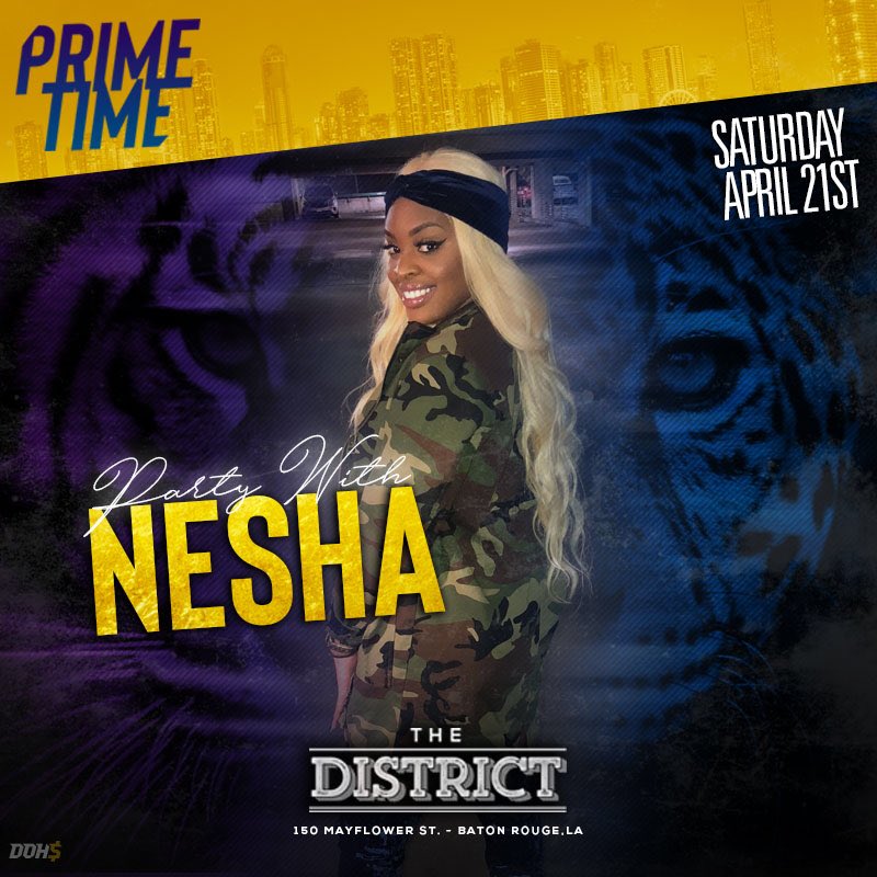 Nesha_bougie's tweet photo. Saturday 🔥4:21 #Primetime🏈 @thedistrictbr_
Sounds By: @_djrevolution | THE DISTRICT THEATRE 🎥| Hosted By: @iamzaybandz @dohdollars @Therealzodak #DripSaturdays💧 @_thecrownedhead Birthday Lituation #LSUSpringGameAfterParty #SUSpringFestWeekend #CreezySpikeLee🔮 https://t.co/0C1lLRmLvO