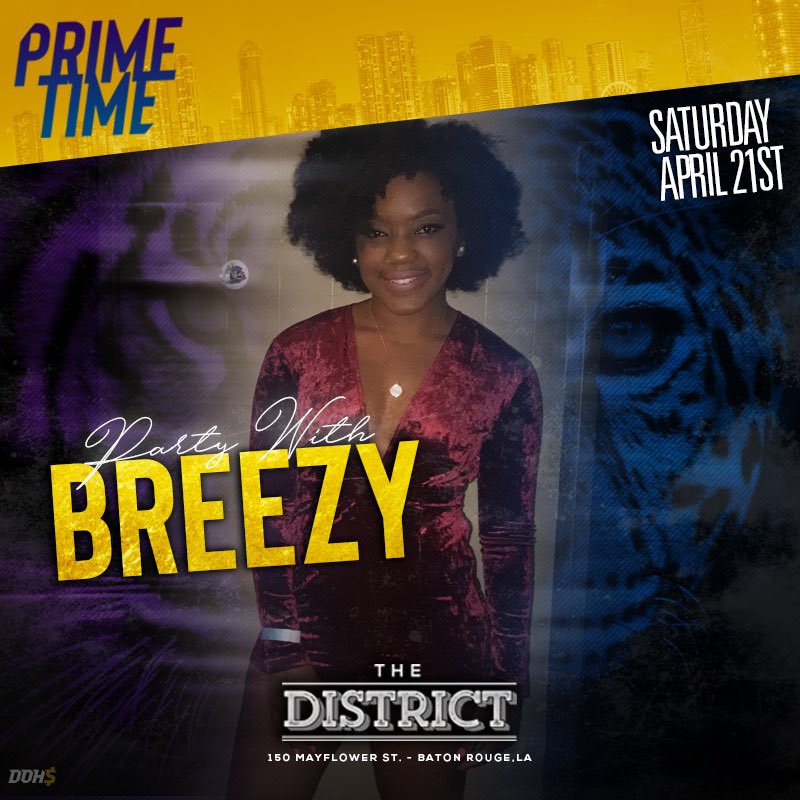 Nesha_bougie's tweet photo. Saturday 🔥4:21 #Primetime🏈 @thedistrictbr_
Sounds By: @_djrevolution | THE DISTRICT THEATRE 🎥| Hosted By: @iamzaybandz @dohdollars @Therealzodak #DripSaturdays💧 @_thecrownedhead Birthday Lituation #LSUSpringGameAfterParty #SUSpringFestWeekend #CreezySpikeLee🔮 https://t.co/0C1lLRmLvO