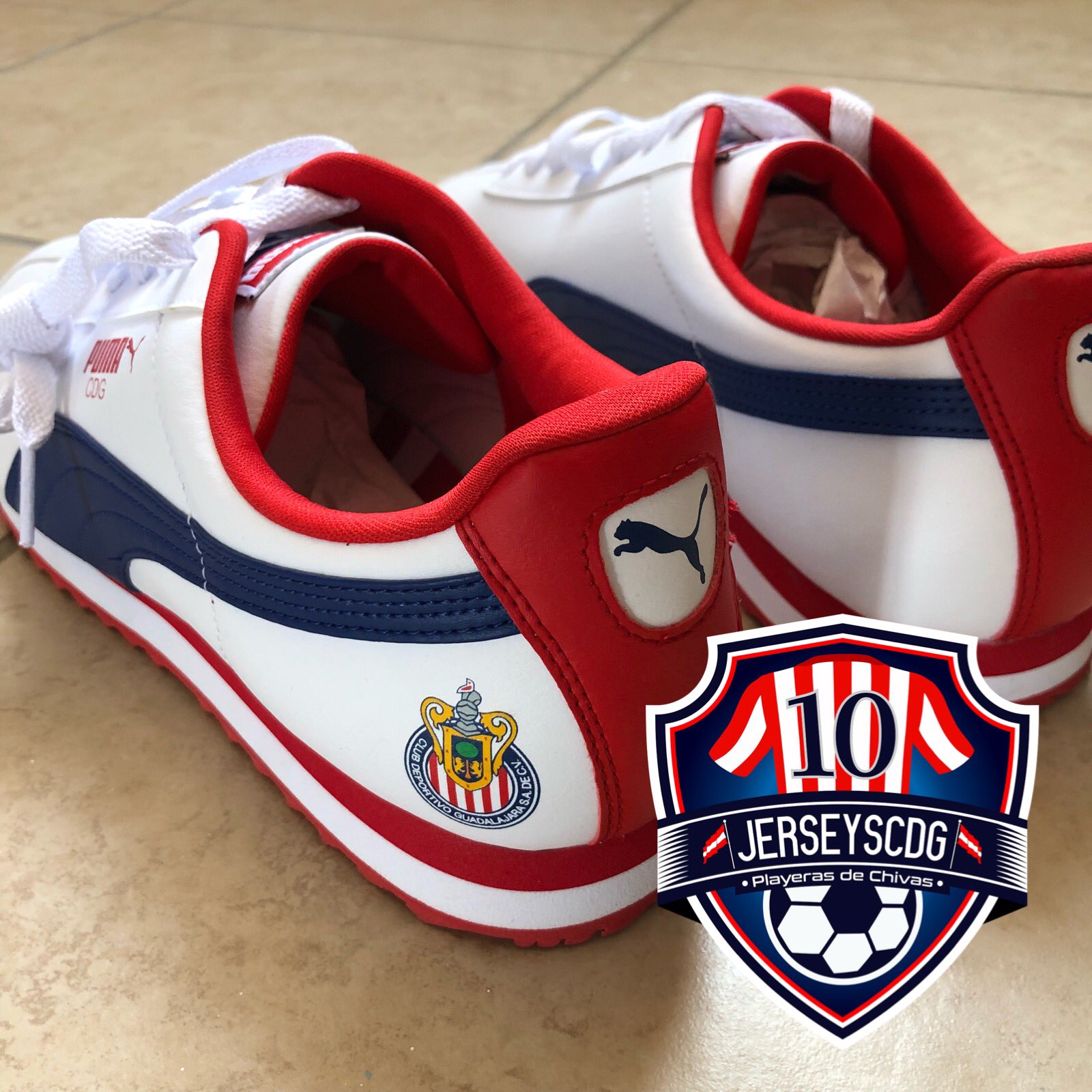 tenis puma de las chivas