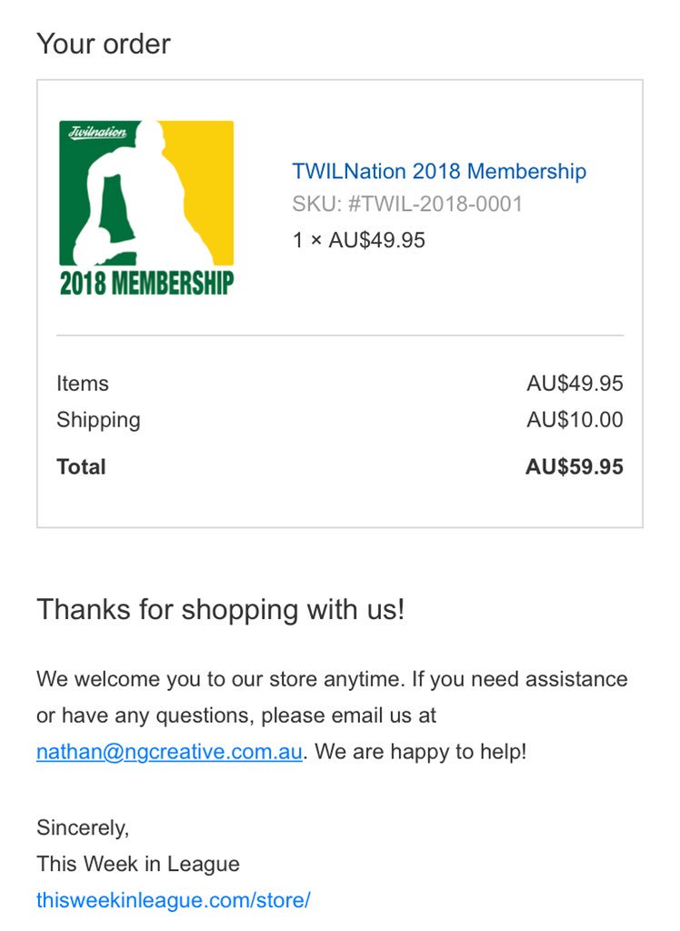 TheBiggestTiger's tweet photo. Membership sorted for another year.
#twilnation 
#runTMB 
(Thompson Marshall Brooks) https://t.co/zjgKcNL4y9