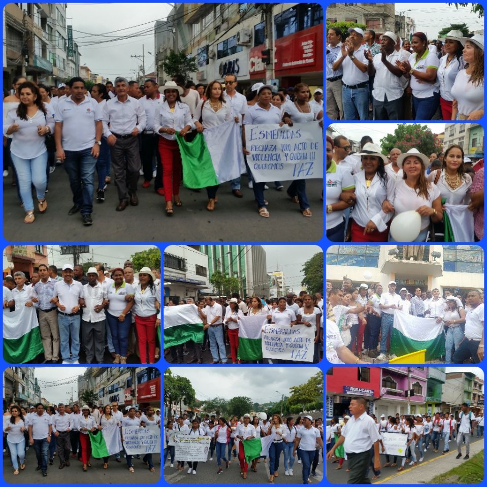 lyagualsalazar's tweet photo. Esmeraldas marchö por amor, somos y seremos un PAIS de paz
@Lenin @fanderfalconi @MCarvajal_A @RaulPatino35 #MiEcuadorDePaz https://t.co/ba3ezwkU4Q