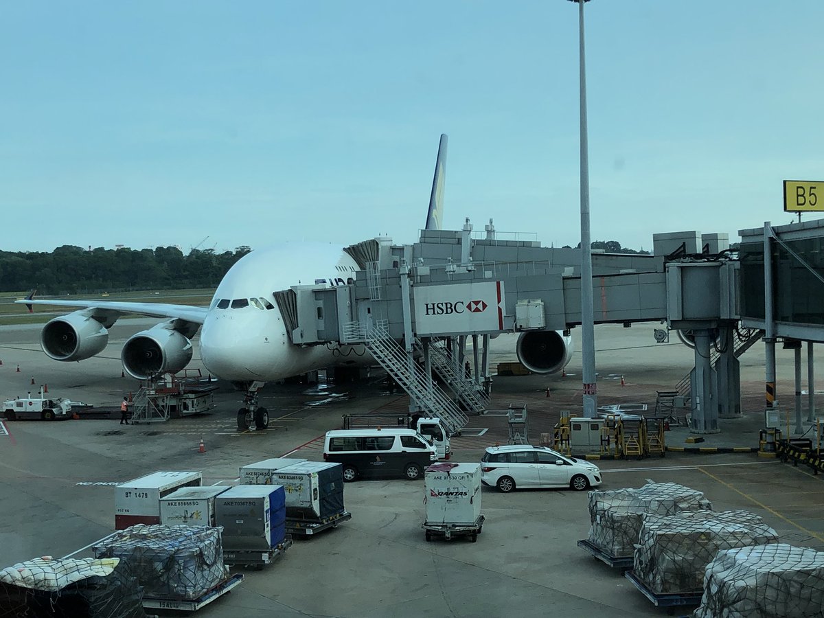 dgrutsch's tweet photo. My beast this morning.
It is @SingaporeAir @Airbus #A380 9V-SKU which will fly to #Hongkong as flight #SQ856 #avgeek #planespotting #atgate #seethebeast @a380fanclub https://t.co/B6txTv0mGP