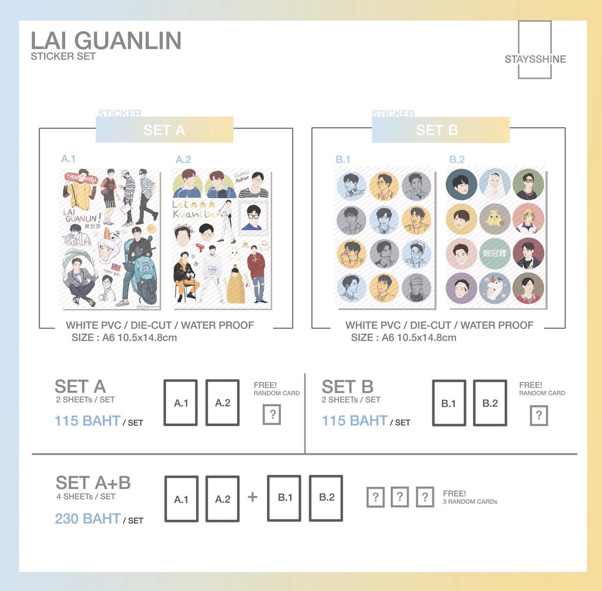 staysshine's tweet photo. ✨สตก.ไดคัท/กันน้ำ✨
♥️ ติดต่อทางดีเอ็ม (contact us on DM)
.
#wannaone #produce101 #ตลาดนัดWANNAONE #ตลาดนัดวนว #ตลาดนัดวอนนาวัน #ตลาดนัดแฟนอาร์ต #fdamarket #kangdaniel #hwangminhyun #yooseonho #laikaunlin @wannaone_market @market_wannaone @WANNABLE_TH https://t.co/CJmIRu7HWC