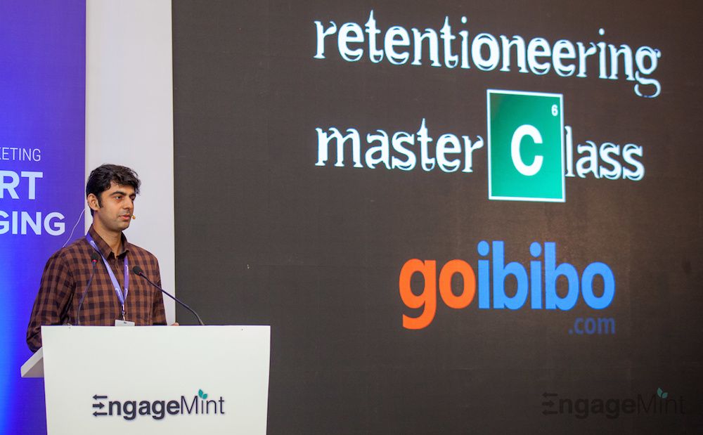 WebEngage's tweet photo. Why is #ProductEngineering + #CustomerRetention = Real Growth? 
Watch 'Retetioneering Masterclass, the @goibibo Story' by @vikalpsahni to find out 👉  https://t.co/7UzZ9WxGXJ 
(bonus - Goibibo's growth story &amp; product experiments inside!)
#EngageMint #StopMarketingStartEngaging https://t.co/jRL2crwvOG