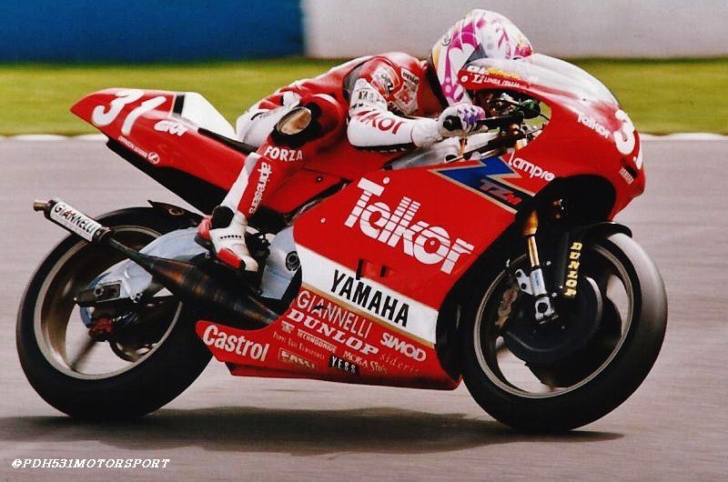 Tetsuya Harada (TZM250 Telkor Yamaha Valesi Racing) Donington 1993