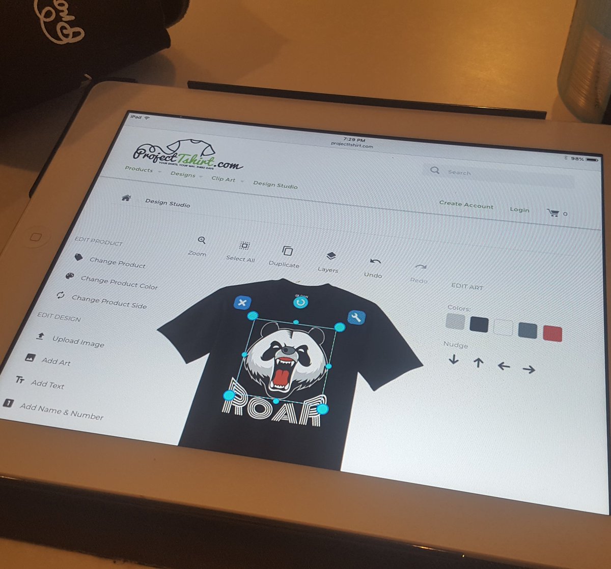 ProjectTshirt's tweet photo. Make your team stand out. Create a fresh design and we'll ship your t's in 3 days. 👕✌. #design #customtshirts #Fortnite #esports #summer2018 #squadgoals #teeCraze #projecttshirt #design #Art #GraphicDesign #apparel #tshirts #panda #custom #imagination #fresh #beerleague #print https://t.co/s3BFUGVAbh