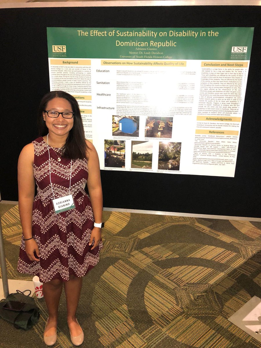 USFResearch's tweet photo. Just some of the awesome student research we spotted at today's @OURUSF1 Undergraduate Research Conference! Amazing work by all and so many fascinating projects with global impact! #OURusf https://t.co/fok2YqBOXJ