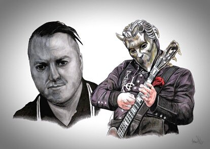 JMPFineArt's tweet photo. [For Sale] A3 Portrait 
I wish to inform you that I have completed my portrait of Martin Persner, he's such a brilliant guy so much love and respect for him 💙♎ @LegionOfGhost @childrenofghost #magnacartacartel #omega #ghost https://t.co/pwC2mvrNje
