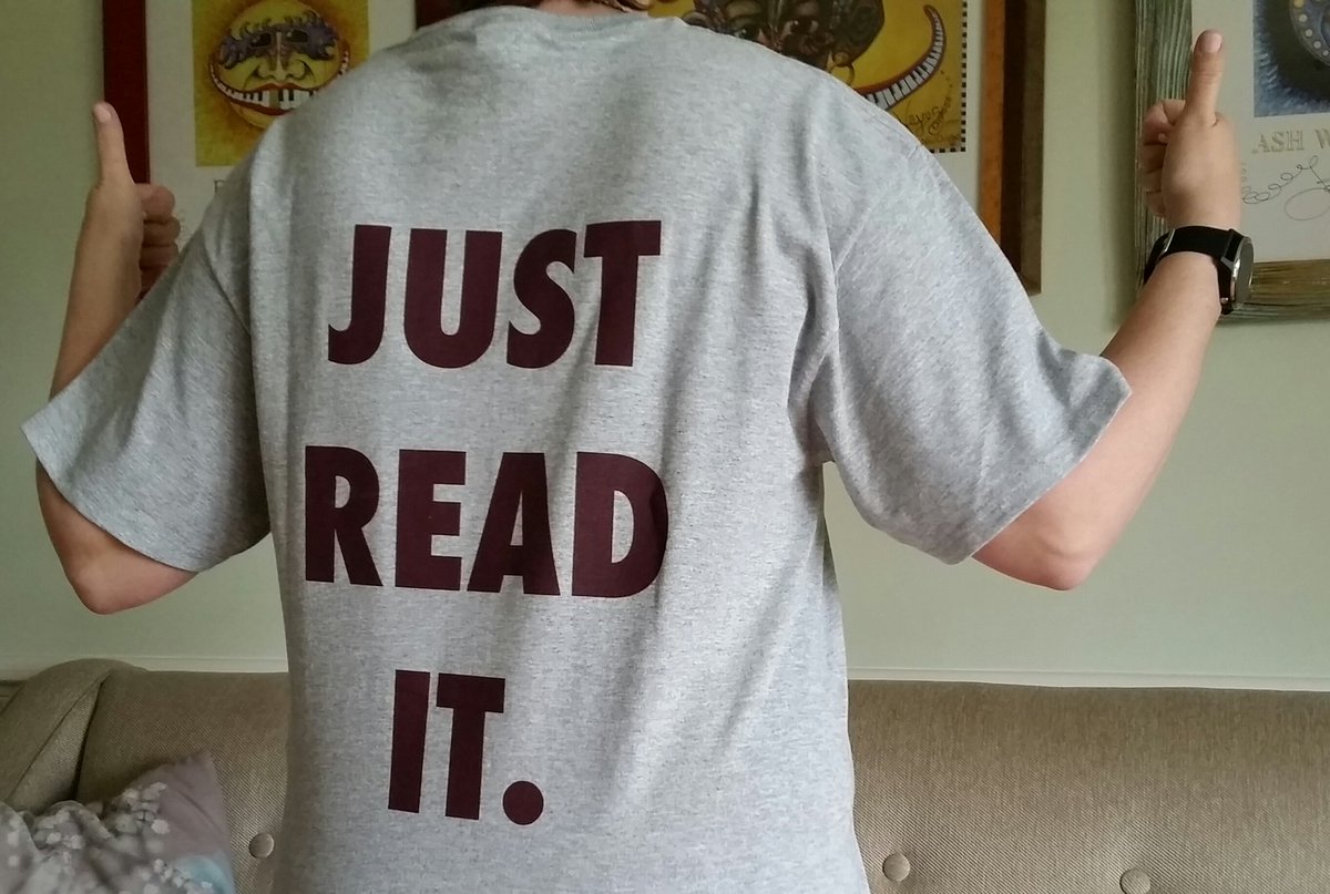 ProjectLITebsms's tweet photo. My girls took pic...I appear boxy and headless, but regardless, proudly representing @ProjectLITComm! #ProjectLITBookClub #ebsmsreads https://t.co/wDFf6x7pKf