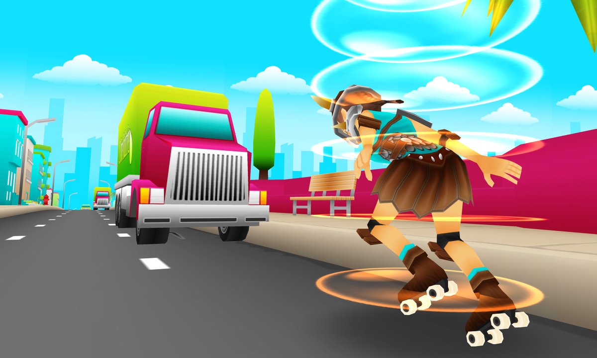 Charging towards tomorrow's global launch!
See you soon 😘
#RollerCrash 😎

#gamedev #indiedev #indiegame #gaming #gamer #videogames #mobilegame #mobilegames #indiegames #mobile #ios #android #madewithunity #unity3d #rollerskating #rollerderby