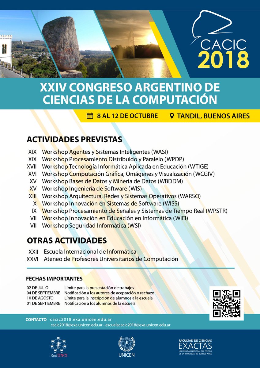 CACIC2018 tweet media