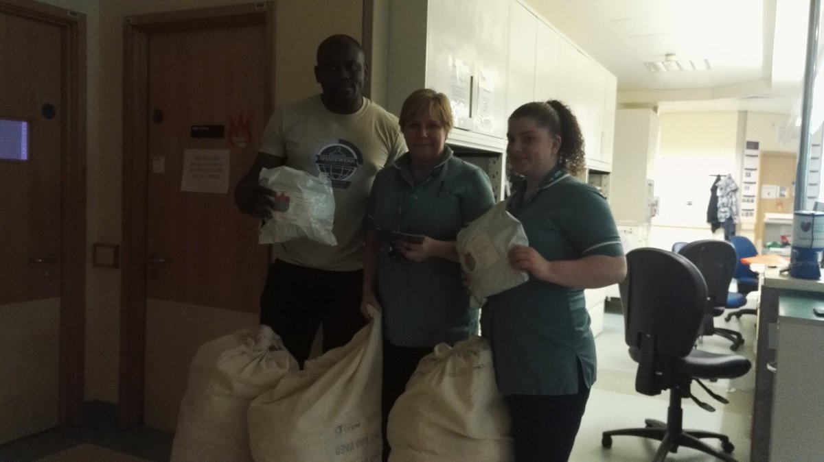 SharewearUK's tweet photo. Delivering @mothercareuk #GiftABundle packs of clothes to @nottmhospitals @NUHNeonatal yesterday. #clothingpoverty affects newborns too. https://t.co/hKhpEkDBzK