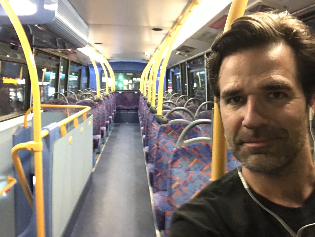 robdelaney's tweet image. Friends, if today wasn’t already great enough, I just got the top of the bus to myself &amp;amp; I can sit up front &amp;amp; pretend I’m driving! #BeepBeep!