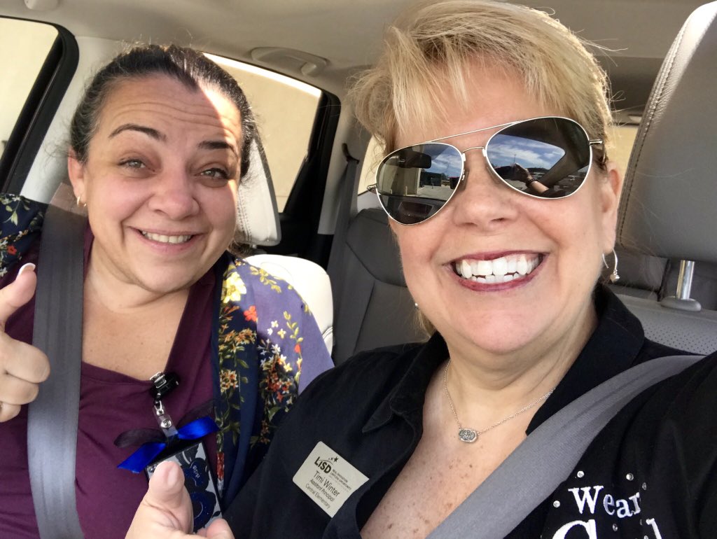 timi_winter's tweet photo. Congratulations to this lady! Got to be her happy driver while she turned in STAAR ALT! @AndreaNSmith111 #perfectwaytostarttheweekend #andreayourock! #wearecentral https://t.co/DnROFmvX9a