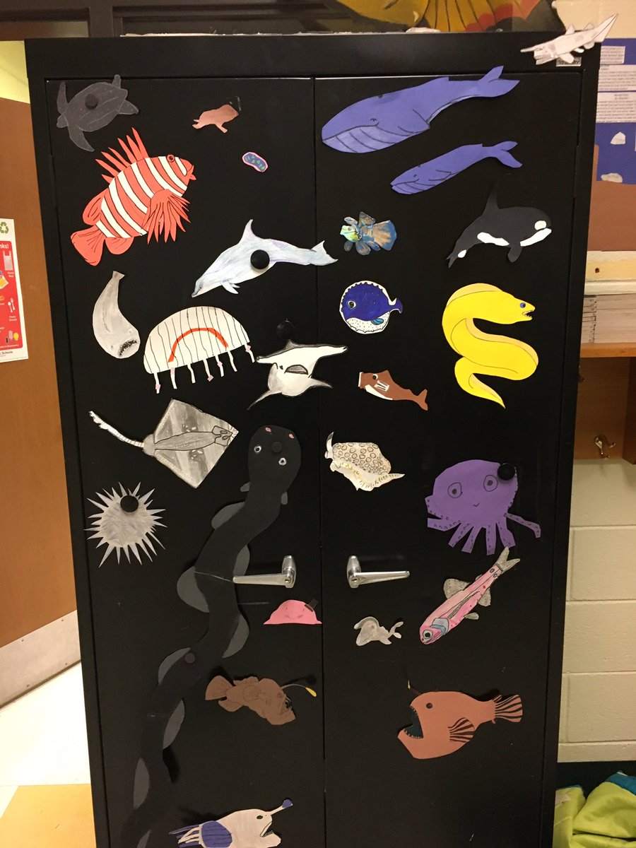 DebraZavertnik's tweet photo. Using our creative talents to demonstrate the depth of our ocean knowledge. #growinggreenfieldes https://t.co/E89YmeXoPn